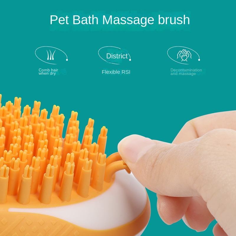 2-in-1 Dog & Cat Spa Brush – Groom While You Wash