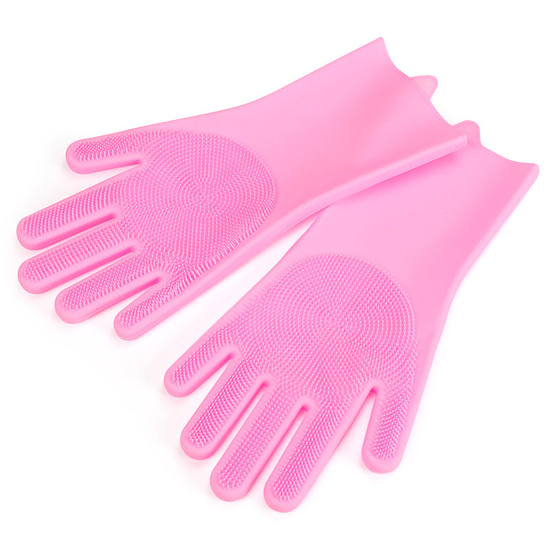 Pet Hair Remover Gloves – Soft Brush, Happy Fur