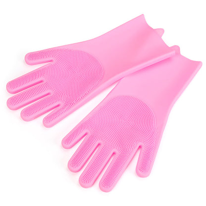 Pet Hair Remover Gloves – Soft Brush, Happy Fur