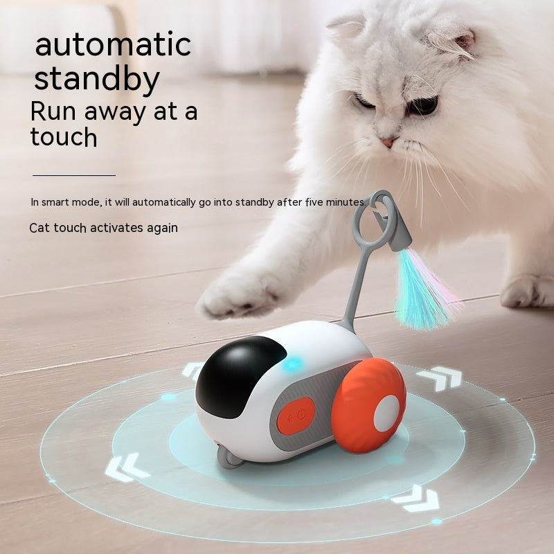 Interactive Cat Car Toy – Remote Control &amp; USB Rechargeable