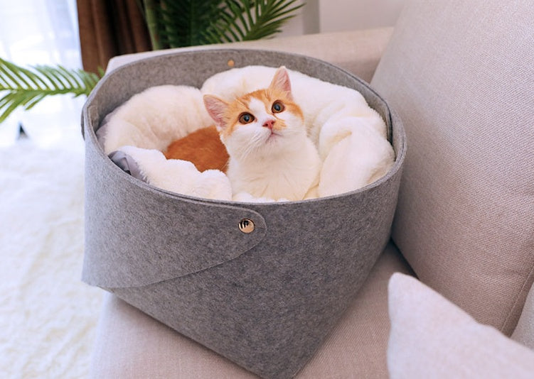 Warm Detachable Cat Bed House