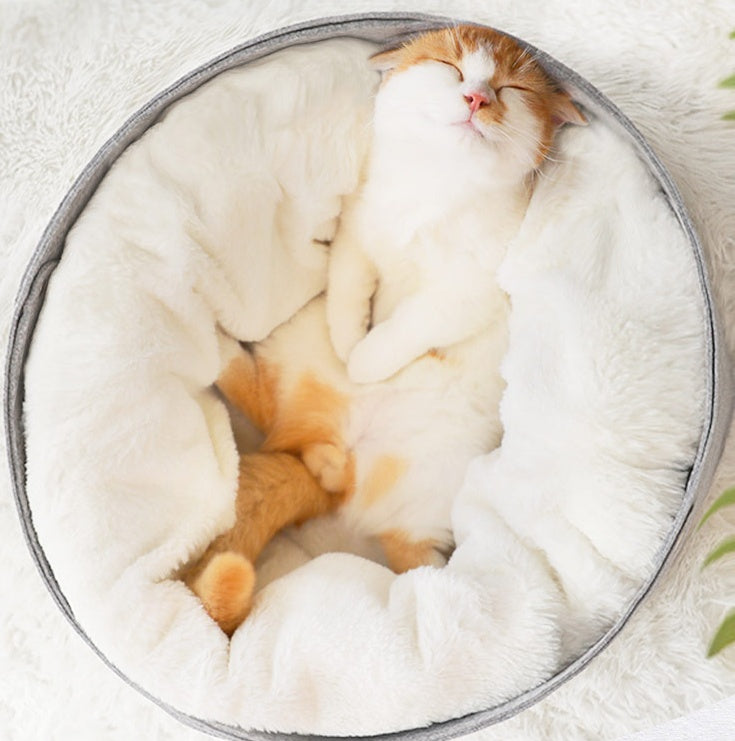 Warm Detachable Cat Bed House