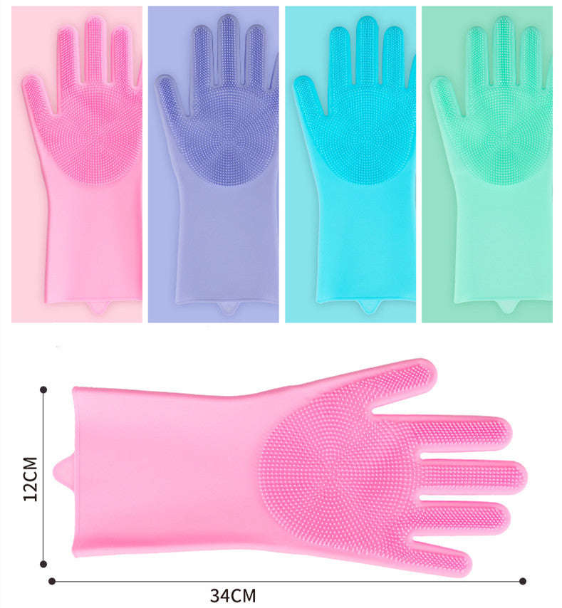 Pet Hair Remover Gloves – Soft Brush, Happy Fur