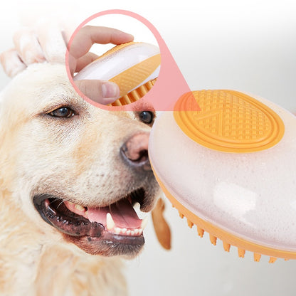 2-in-1 Dog & Cat Spa Brush – Groom While You Wash