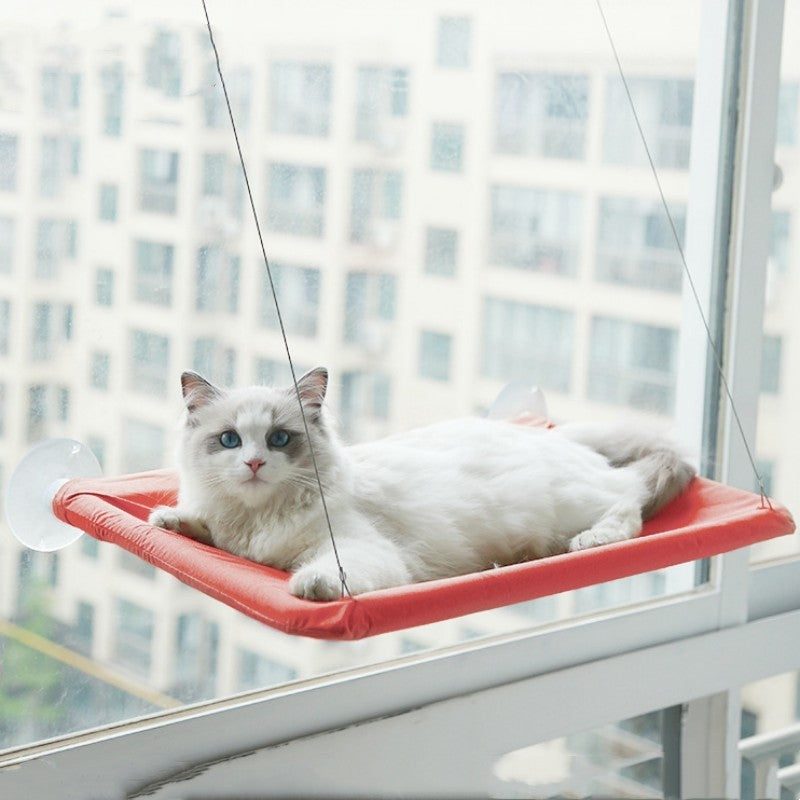 Hanging Cat Hammock – Suction Cup for Window