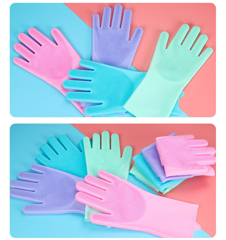 Pet Hair Remover Gloves – Soft Brush, Happy Fur