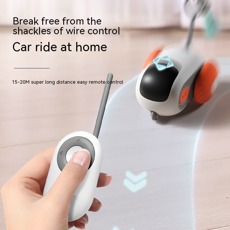 Interactive Cat Car Toy – Remote Control &amp; USB Rechargeable