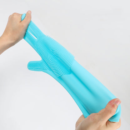 Pet Hair Remover Gloves – Soft Brush, Happy Fur